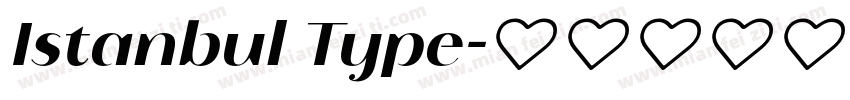 Istanbul Type字体转换